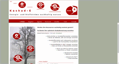 Desktop Screenshot of kaskad-e.ch
